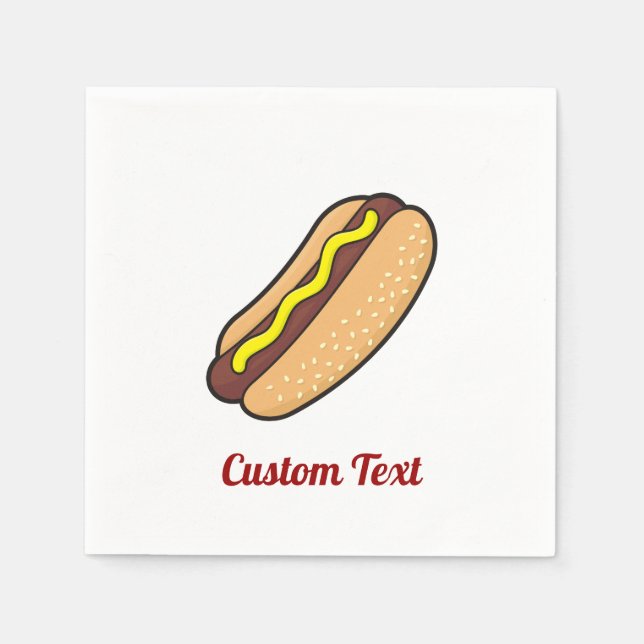 Guardanapo De Papel Hotdog Napkins (Frente)