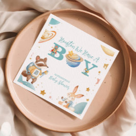 Guardanapo De Papel Houston Temos Um Menino Exterior