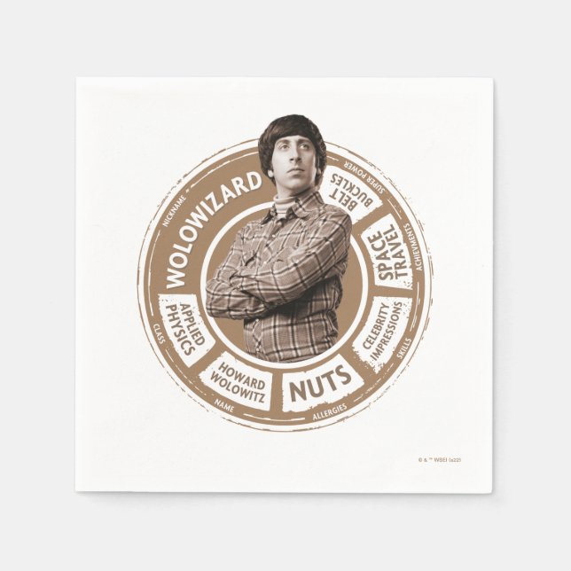 Guardanapo De Papel Howard Info Graphic (Frente)