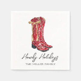 Guardanapo De Papel Howdy Holidays Cowgirl
