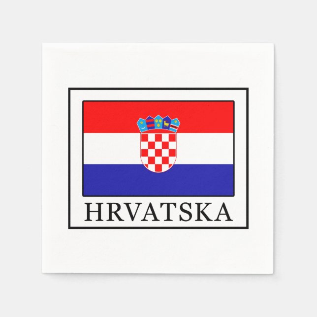 Guardanapo De Papel Hrvatska (Frente)