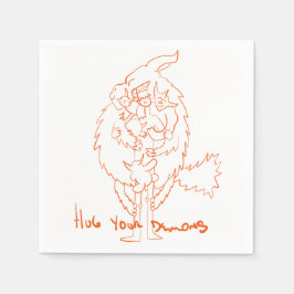 Guardanapo De Papel Hug Your Demons