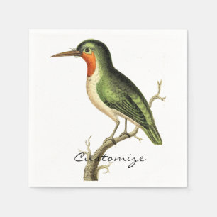 Guardanapo De Papel Hummingbird Perked Thunder_Cove
