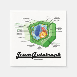Guardanapo De Papel Humor da biologia celular da planta de Autotroph