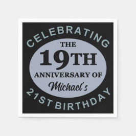 Guardanapo De Papel Humor de aniversário de 40 anos personalizado