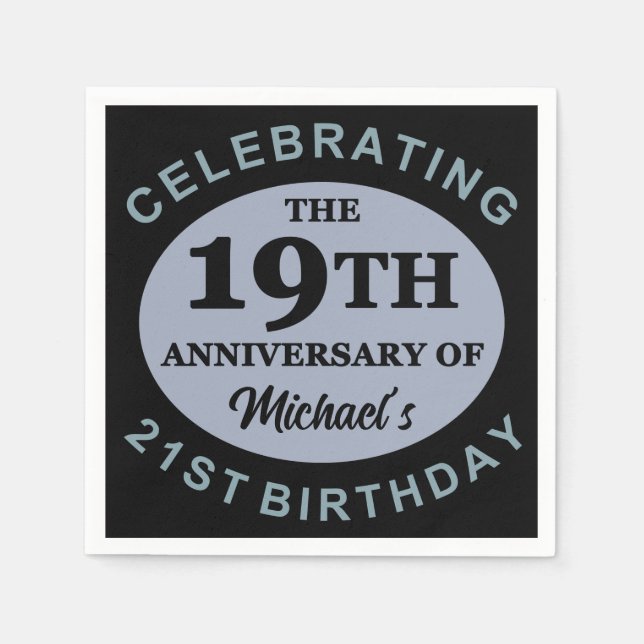 Guardanapo De Papel Humor de aniversário de 40 anos personalizado (Frente)