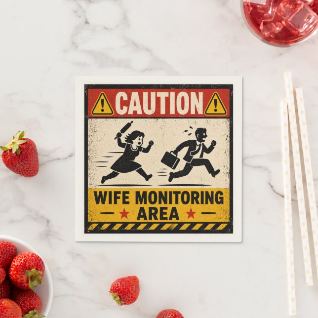 Guardanapo De Papel Humor de Casamento Engraçado (Insitu)