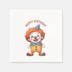 Guardanapo De Papel Humor de Circo de Palhaço