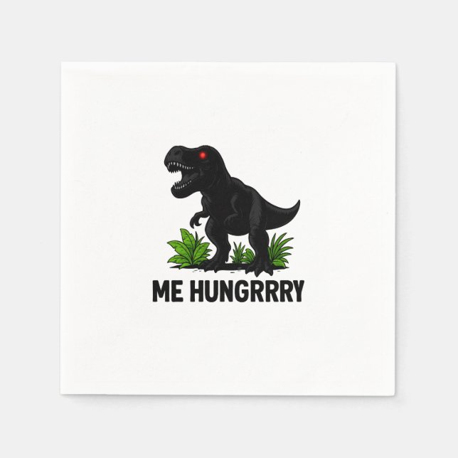 Guardanapo De Papel Hungry T-Rexx (Frente)