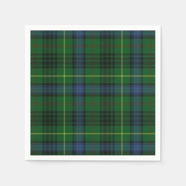 Guardanapo De Papel Hunting Stuart Scottish Tartan (Frente)