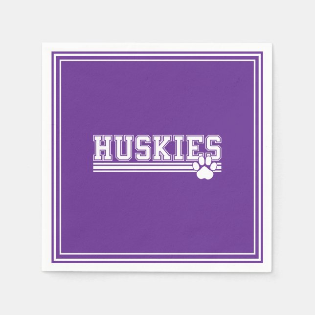 Guardanapo De Papel Huskies Paper  Napkins (Frente)