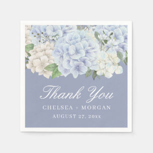 Guardanapo De Papel Hydrangea Flowers Periwinkle Festa de casamento ro