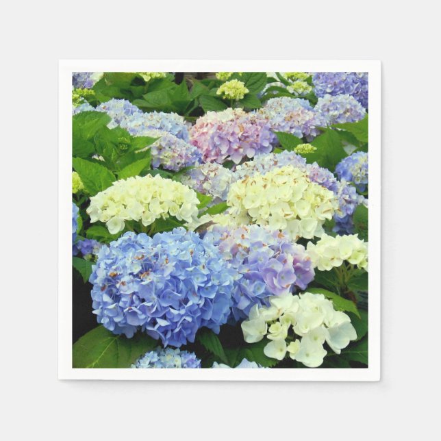 Guardanapo De Papel Hydrangea Mix-Paper Party Napkins (Frente)