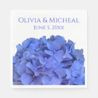 Hydrangeas florais elegantes de periguito azul