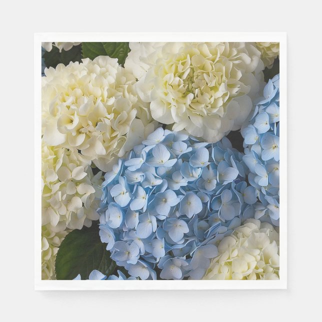 Guardanapo De Papel Hydrangeas Paper Napkins (Frente)