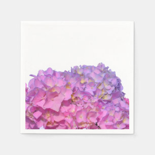 Guardanapo De Papel Hydrangeas Rosa e Azul