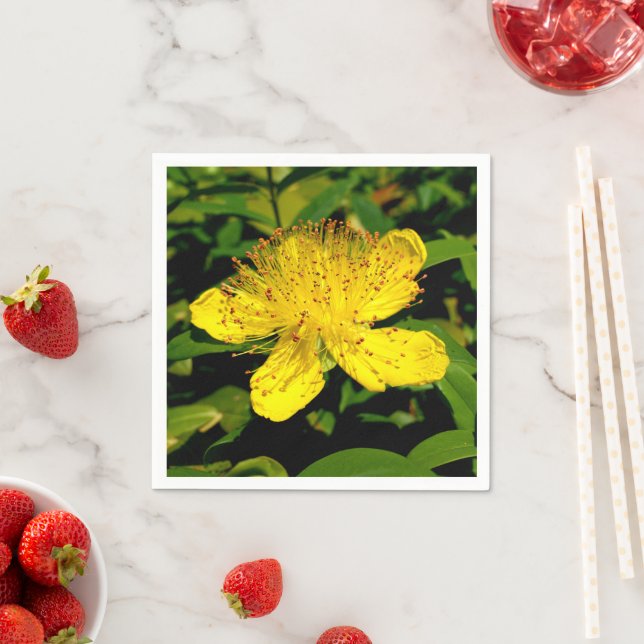Guardanapo De Papel Hypericum calycinum Paper Napkins (Insitu)
