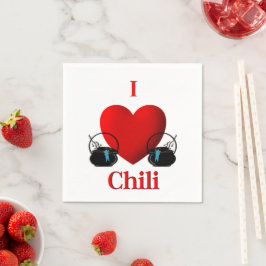 Guardanapo De Papel I Heart Chili