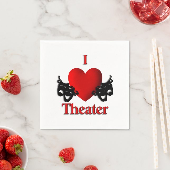 Guardanapo De Papel I Heart Theater (Insitu)