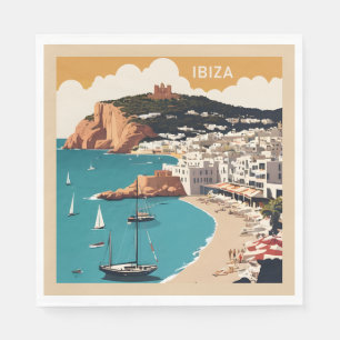 Guardanapo De Papel Ibiza, Poster de viagens Espanha