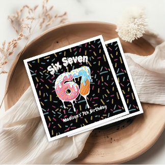Guardanapo De Papel Ice Cream Six Seven 67 Birthday Napkins