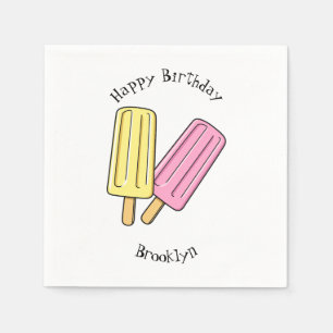 Guardanapo De Papel Ice pop cartoon