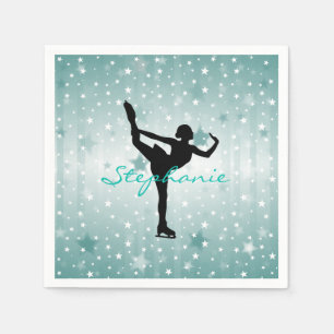 Guardanapo De Papel Ice Skating Paper Party Napkins