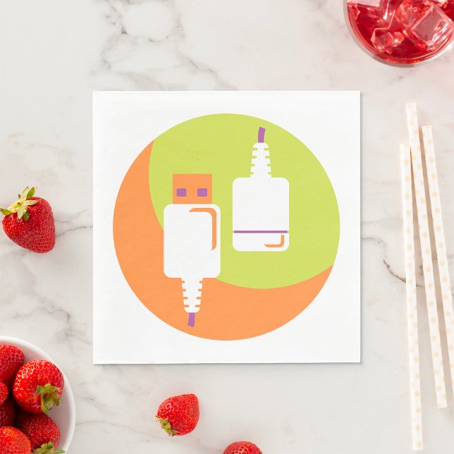 Guardanapo De Papel Ícone USB Plug (Criador carregado)