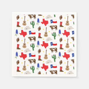 Guardanapo De Papel Ícones do Texas