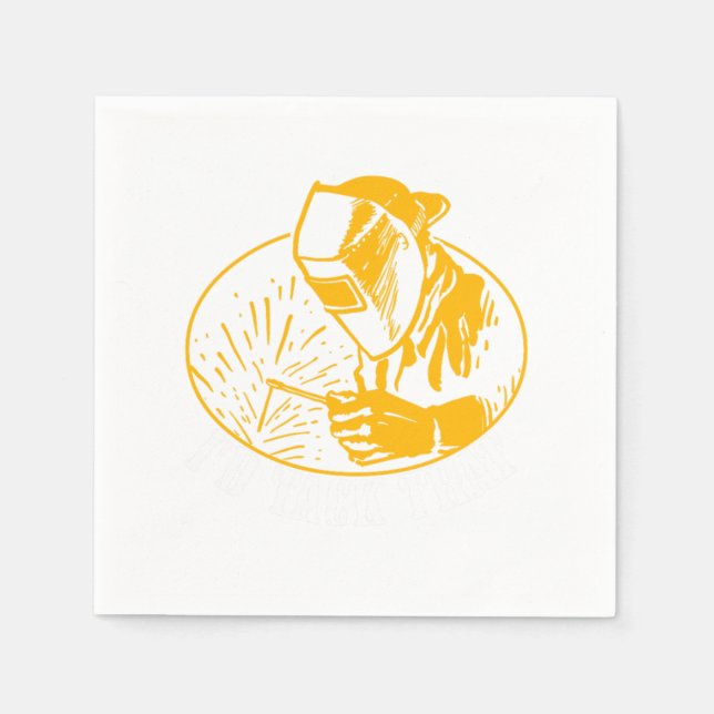 Guardanapo De Papel Identificador Tack Aquela Soldadura (Frente)