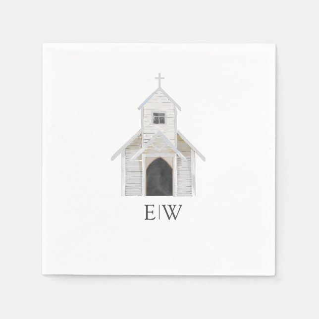 Guardanapo De Papel Igreja Clássica Napkins (Frente)