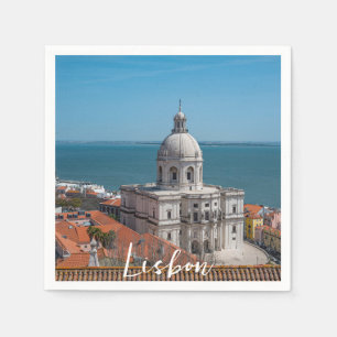 Guardanapo De Papel Igreja de Papais noeis Engrácia em Lisboa, Portuga