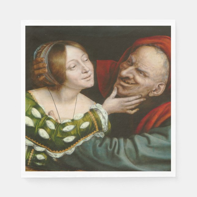 Guardanapo De Papel Ill-Match Lovers (por Quentin Massys) (Frente)