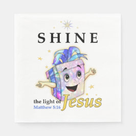 Guardanapo De Papel Iluminar a Luz de Jesus