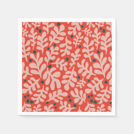 Guardanapo De Papel Ilustração de Natal Desenhada à Mão