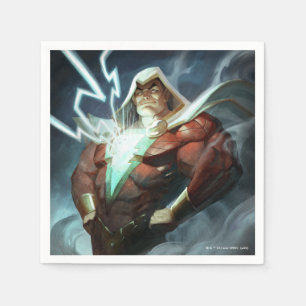 Guardanapo De Papel Ilustração Infinita do Shazam de Crise