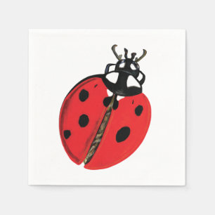 Guardanapo De Papel Ilustração Lady Bug