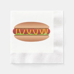 Guardanapo De Papel Imagem do Hotdog