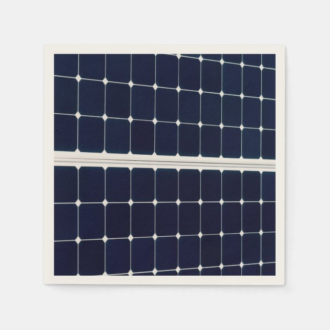 Guardanapo De Papel Imagem engraçada de um painel de energia solar (Frente)