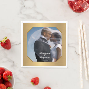 Guardanapo De Papel Imagem Moderna De Casamento De Noiva E Casamento D