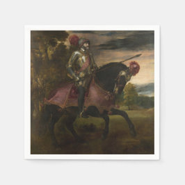 Guardanapo De Papel Imperador Charles V em Horseback (por Titian)