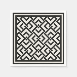Guardanapo De Papel Impressão de arte monocromática
