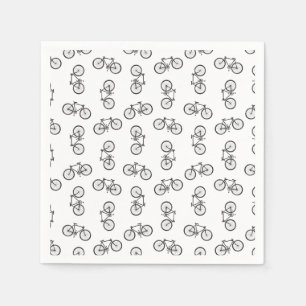 Guardanapo De Papel Impressão de Bicicletas Disparadas Padrão COR BG