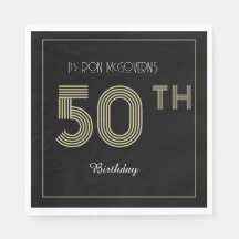 Impressão de faixa retrógrada de 50 anos, preto e 