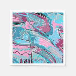 Guardanapo De Papel Impressão de primavera Waters