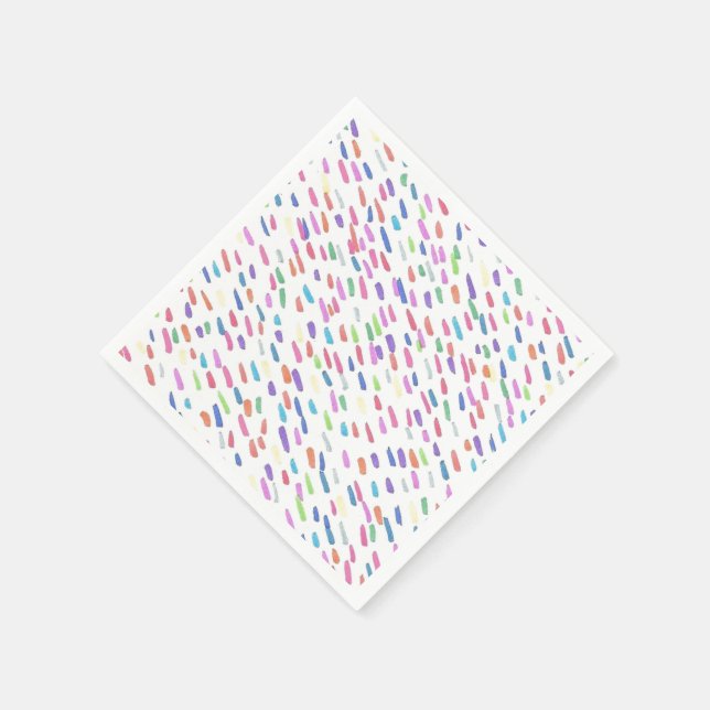 Guardanapo De Papel Impressão de queda de chuva arco-íris (Canto)
