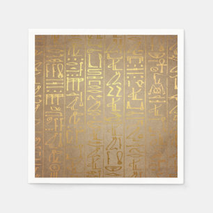 Guardanapo De Papel Impressão egípcio Dourado do papel dos