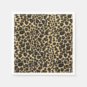 Guardanapo De Papel Impressão Leopardo