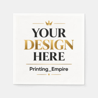 Guardanapo De Papel Impressão Personalizada - Sem Pedido Mínimo por At