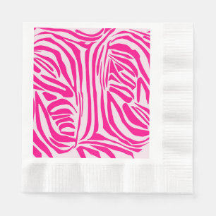 Guardanapo De Papel Impressão zebra rosa